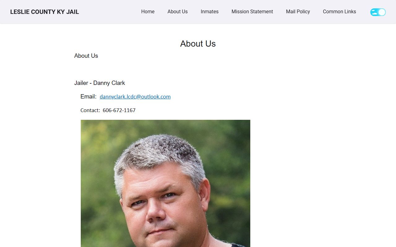 Leslie County Detention Center jail contacts and inmate records contact information